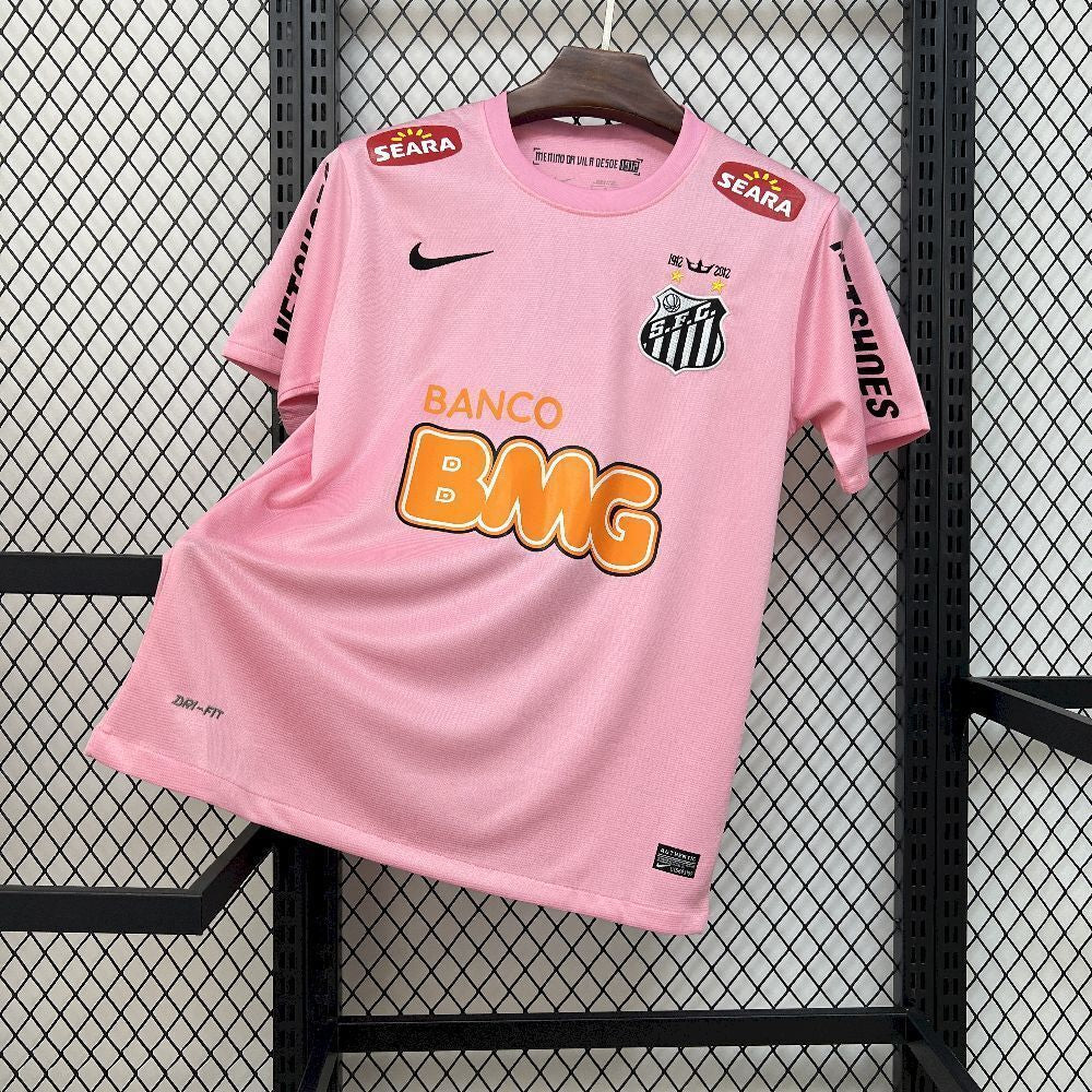 Maillot Retro Santos 11/12 - Rose