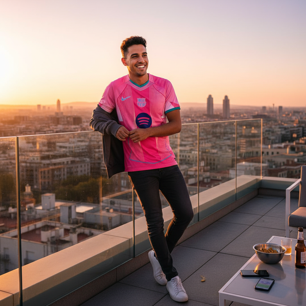 Maillot Barcelone Rose 25/26