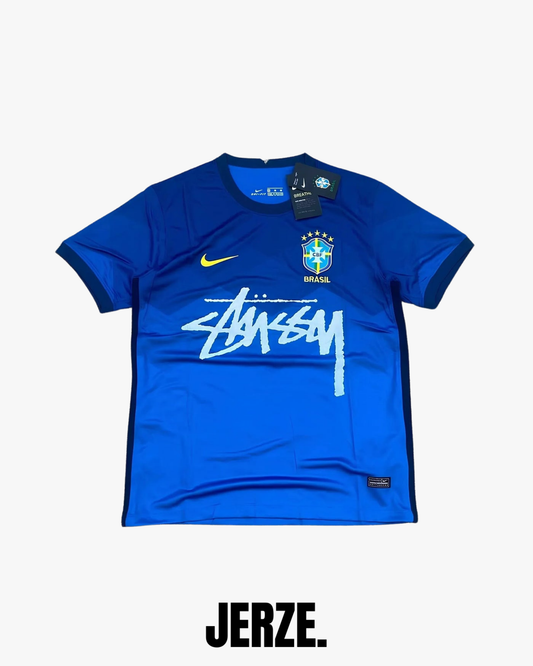 MAILLOT STUSSY EDITION BRÉSIL BLUE
